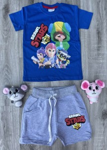 Костюм Brano "Brawl Stars" синий, мальчик 2-3-4-5-7 лет