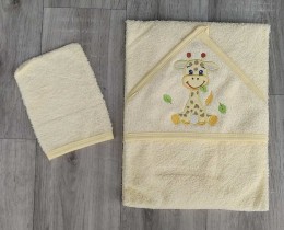 Рушник Ramel "Жираф", хлопчик, дівчинка, жовтий 80*80