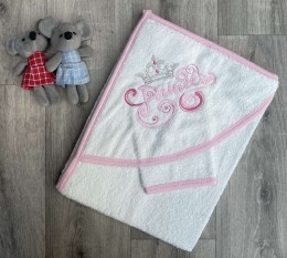 Рушник Ramel "Princess" дівчинка, рожевий 75 * 80