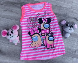 Майка "Among Us", рожевий, дівчинка 2-3-4-5 років