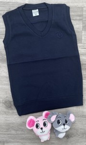 Жилет No Brand "B", чёрный, мальчик 5-7-9-11-13 лет