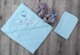 Полотенце Ramel "Зверюшки"бирюзовый, унисекс 75*80