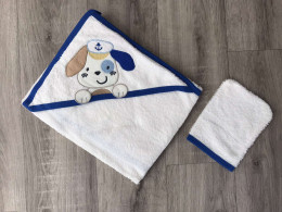 Полотенце Ramel "Собачка"синий, мальчик 75*80