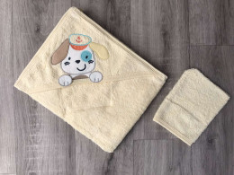 Полотенце Ramel "Собачка"жёлтый, мальчик 75*80