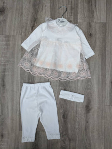 Комплект Findik "Фатін", персиковий, дівчинка 3-6 місяців