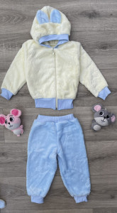 Костюм "Звірятка", блакитний, хлопчик 9-12-24 місяців