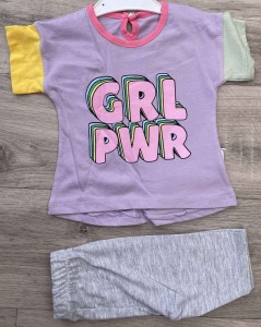 Костюм Citir "GRL PWR", фиолетовый, девочка 6-9-12-18 месяцев