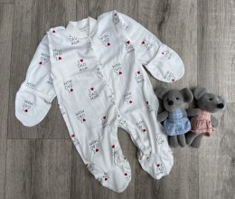 Чоловічок "I❤️mom,dad", молочний, унісекс 0-3 місяців