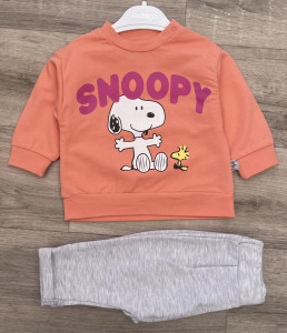 Костюм Bebico "Snoopy" персиковый, девочка 6-12-18-24 месяцев