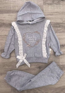 Костюм Murat Baby "Hear" серый, девочка 9-12-18-24 месяцев