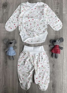 Комплект "Baby" рожевий, дівчинка 0-3 місяців