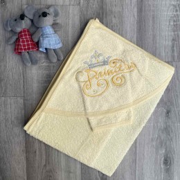 Полотенце Ramel "Princess" жёлтое, девочка 75*80