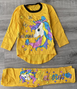 Костюм "Unicorn" жовтий, дівчинка 3-5-7-9 років