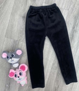 Лосіни "Велюр" чорні, дівчинка 2-3-4-5-6 років