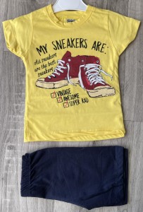 Костюм Buyomus "Кеды"  жёлтый, мальчик 3-4-5-6 лет