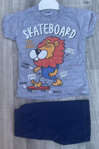 Костюм Buyomus "Skateboard" серый, мальчик 3-4-5-6 лет