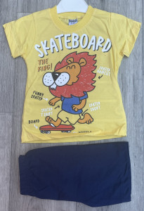 Костюм Buyomus "Skateboard" жёлтая, мальчик 3-4-5-6 лет