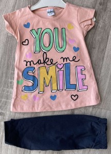 Костюм Buyomus "Smile" персиковый, девочка 2-3-4-5 лет