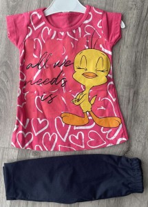 Костюм Buyomus "Love" фуксин, девочка 2-3-4-5лет