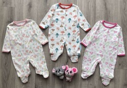 Чоловічок Midiriс "Полянка" дівчинка, різні кольори і малюнки 6-9 місяців