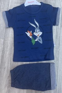 Костюм Rozalinda "Bugs Bunny" темно-синий, мальчик 6-9-12 месяцев