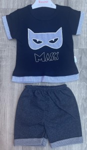 Костюм Rozalinda "Mask" темно-синий, мальчик 6-9-12 месяцев