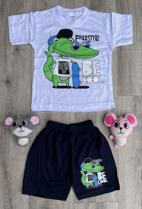 Костюм Milano "Be Cool" белый, мальчик 4-5-6-7-8 лет