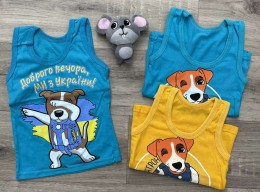 Майка "Патрон" разные цвета, мальчик 1-2-3-4-5 лет