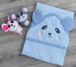 Рушник Ramel "Панда" блакитний 80/80, хлопчик
