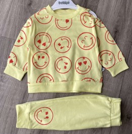 Костюм  Bebico "Smile" жёлтый, девочка 6-12-18-24 месяцев