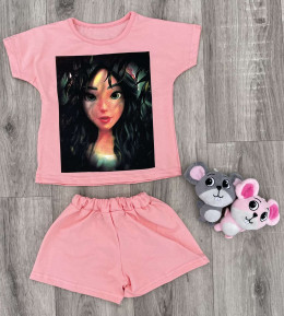 Костюм "Мавка" персиковый, девочка 2-3-4-5-6 лет