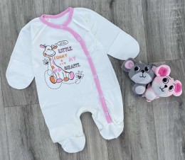 Чоловічок "Giraffe" молочний, дівчинка 0-3-6 місяців