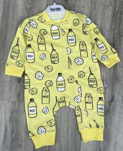 Чоловічок Murat "Milk" жовтий, унісекс 3-6-9-12 місяців