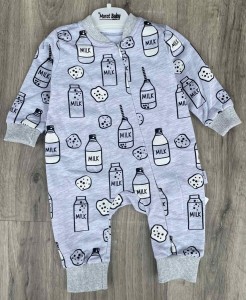 Чоловічок Murat "Milk" сірий, хлопчик 3-6-9-12 місяців