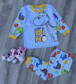 Піжама "Dino" блакитна, хлопчик 1-2-3-4-5 років