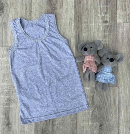 Майка "Однотонна" сіра, хлопчик 3-4-5-6-7 років