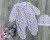 Человечек "Цветочки" белый, девочка 0-3-6 месяцев, фото