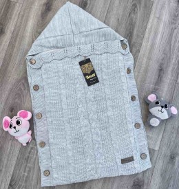 Конверт Becol "На махрі" сірий, унісекс 40*65