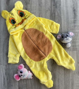 Чоловічок "Тигреня" жовтий, унісекс 3-9-24 місяців