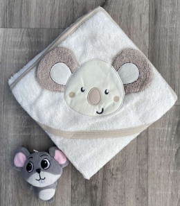 Рушник Ramel "Коала" білий з бежевим, унісекс 80*90