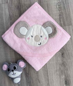 Рушник Ramel "Коала" рожевий, дівчинка 80*90