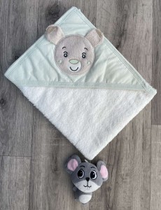 Рушник Ramel "Ведмедик" зелений, унісекс 80*90