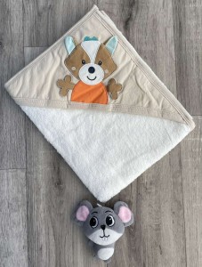 Рушник Ramel "Єнотик" бежевий , унісекс 80*90