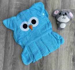 Рушник Ramel "Совеня" блакитний , хлопчик 50*70