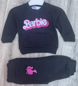 Костюм  "Barbie" черный, девочка 6-9-12-18-24-36 месяцев