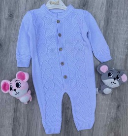 Чоловічок Becol "В'язка" блакитний , хлопчик 6-9-12 місяців