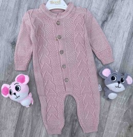 Чоловічок Becol "В'язка" коричневий (теракотовий), дівчинка 6-9-12 місяців