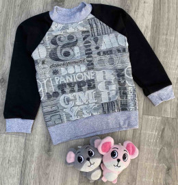 Реглан "СМ" сірий, хлопчик 3-4-5-6 років