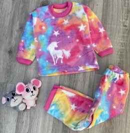 Пижама "Единорожка" розовая , девочка 1-2-3-4-5 лет
