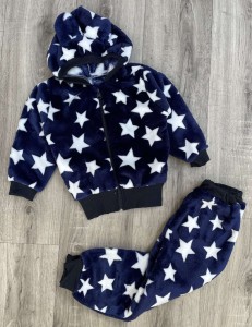 Костюм "Звёздочки" синий, мальчик 6-9-12 месяцев